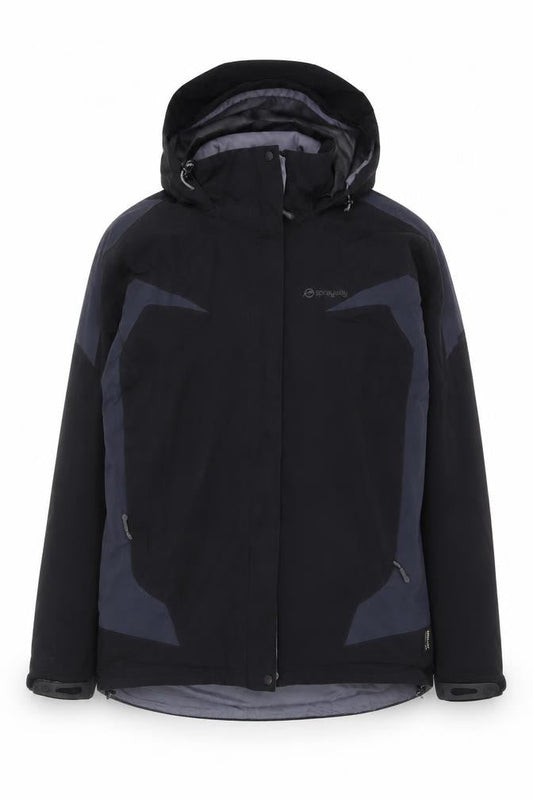 Womens UK Size 10 Sprayway Black Parka Coat