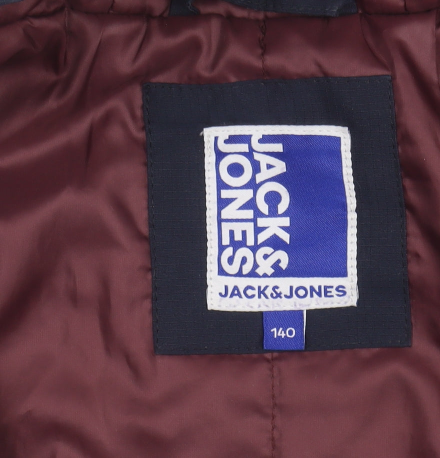 Jack & Jones Boys Multicoloured Puffer Jacket Size 12