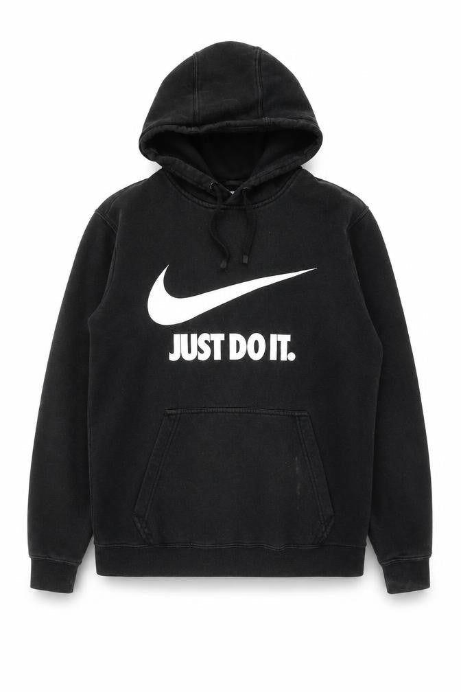 Unisex Adults UK Size S Nike Black Pullover Hoodie