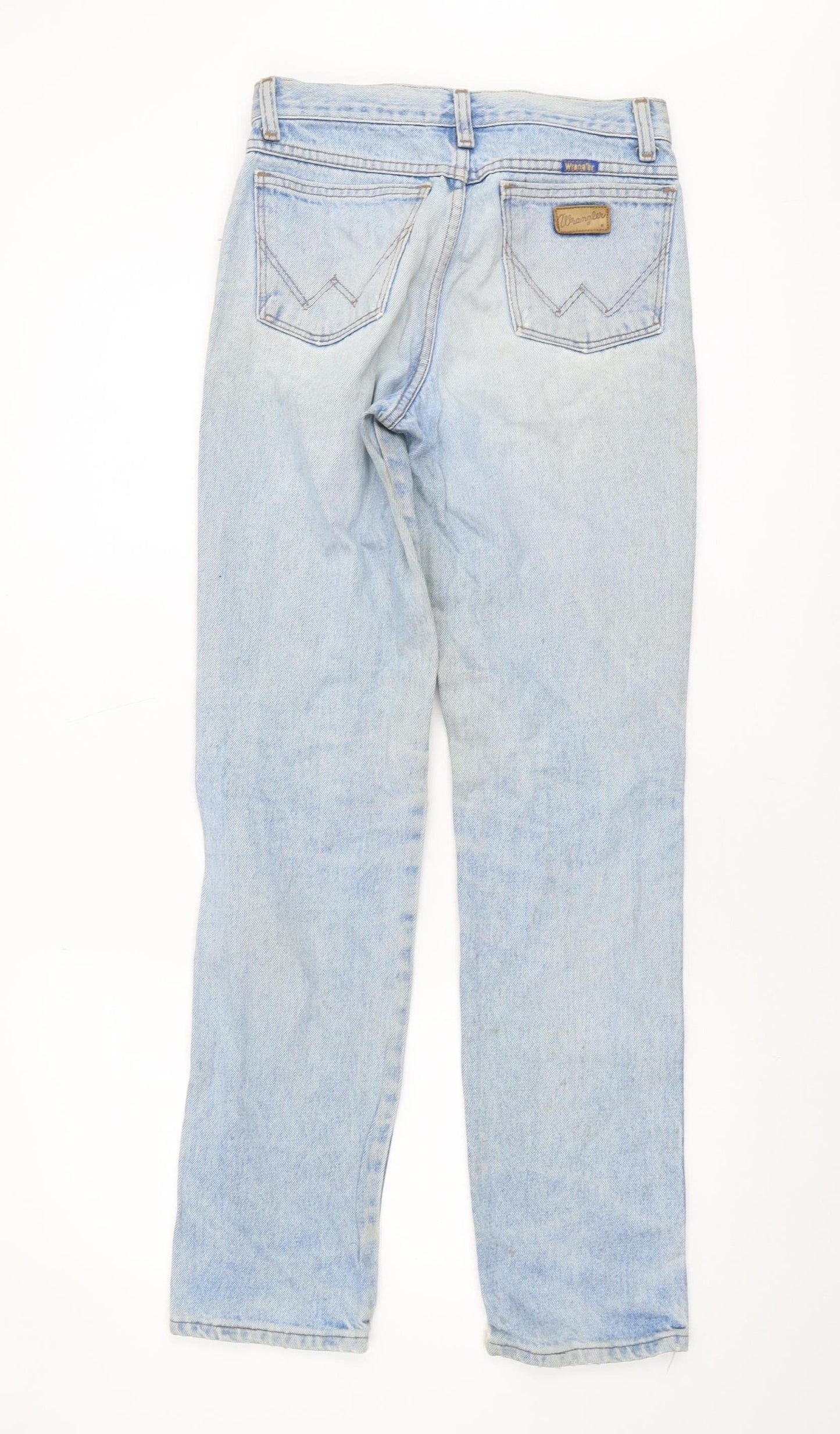 Womens UK Size 25 Wrangler Regular Fit Straight Blue Jeans