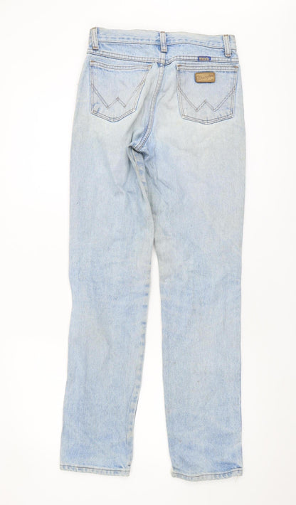 Womens UK Size 25 Wrangler Regular Fit Straight Blue Jeans