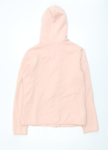 Anta Women's Pink XL Full Zip Hoodie - Casual Style