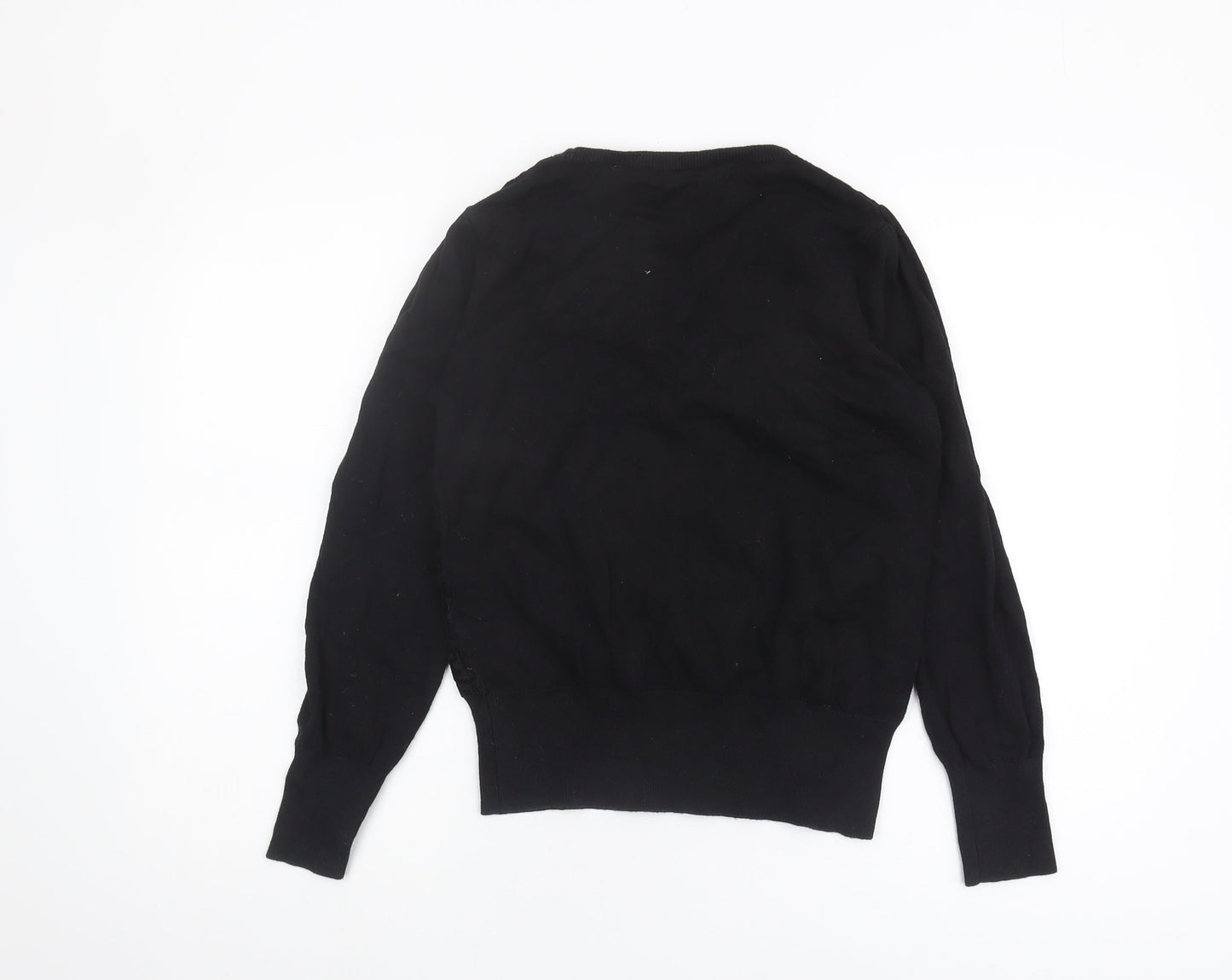 Womens UK Size S Oasis Black Pullover Jumper