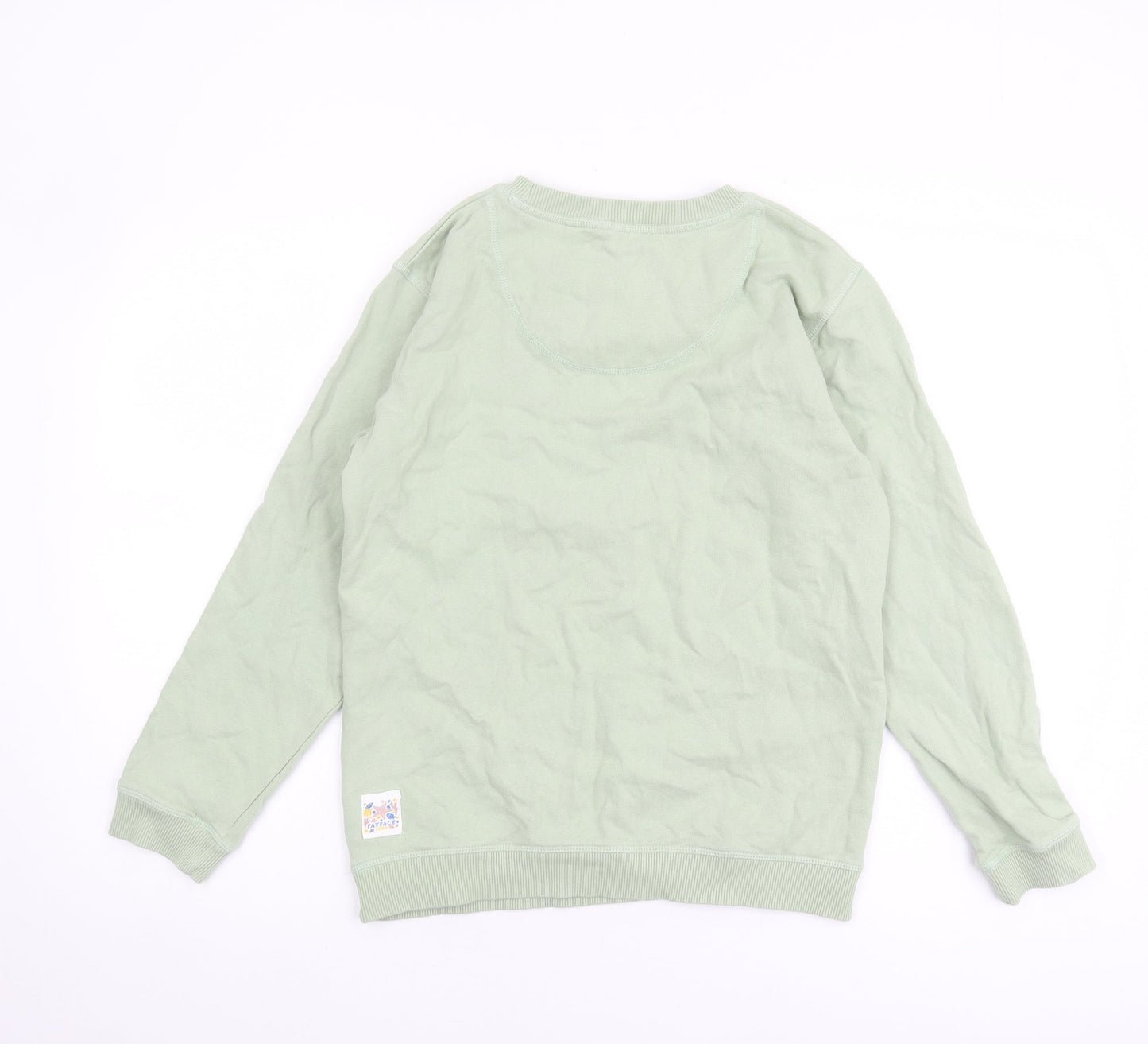 Fatface Girls Green Pullover Graphic Print Sweatshirt 12-13