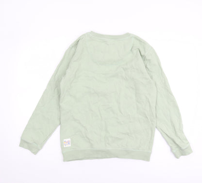 Fatface Girls Green Pullover Graphic Print Sweatshirt 12-13