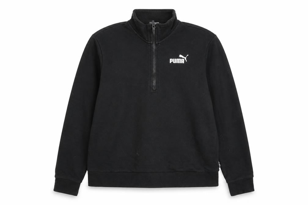 Unisex Adults UK Size Medium PUMA Black Pullover Sweatshirt