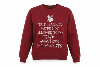 Womens UK Size 8 Harry Potter Red Pullover Sweatshirt