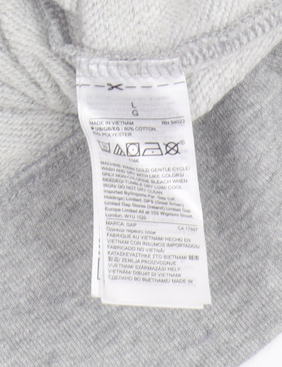 GAP Women's Grey Pullover Sweatshirt Size L Lightweight