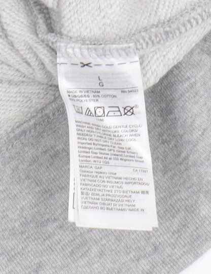 GAP Women's Grey Pullover Sweatshirt Size L Lightweight