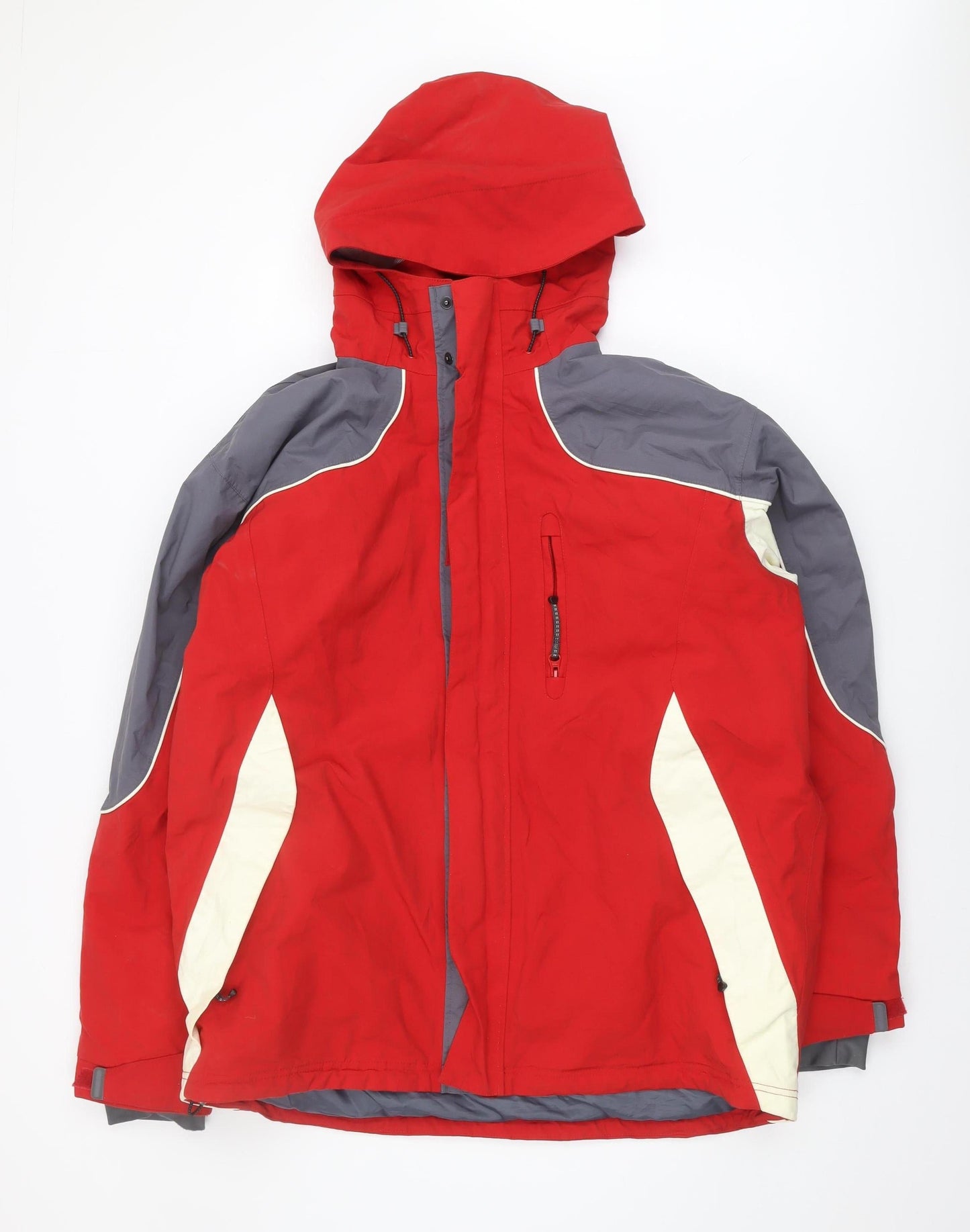 Mens UK Size L Marks and Spencer Red Anorak Coat