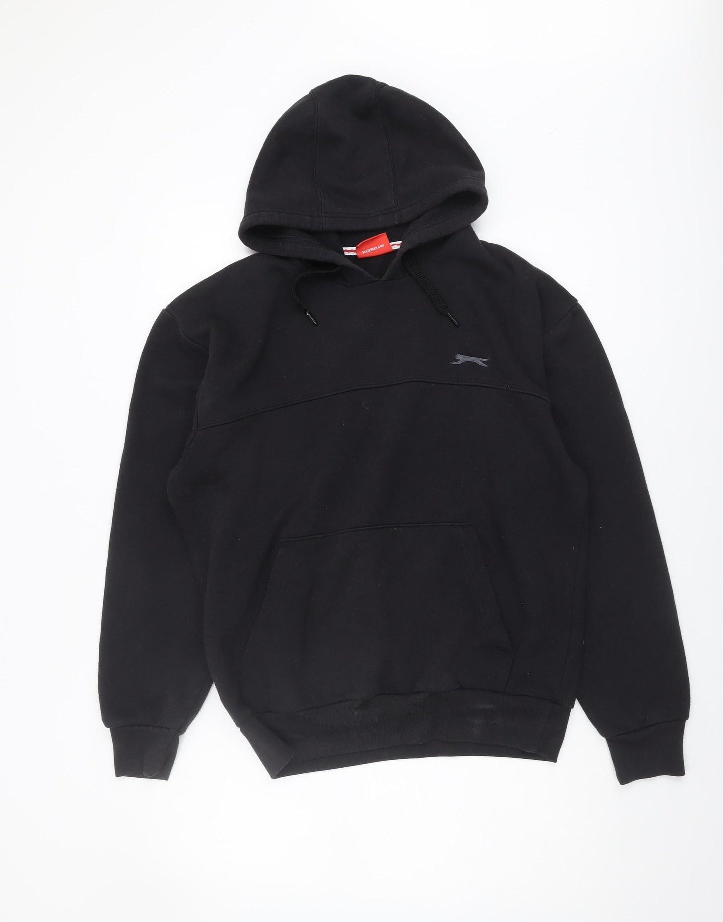 Mens UK Size M Slazenger Black Pullover Hoodie