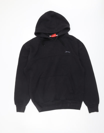 Mens UK Size M Slazenger Black Pullover Hoodie
