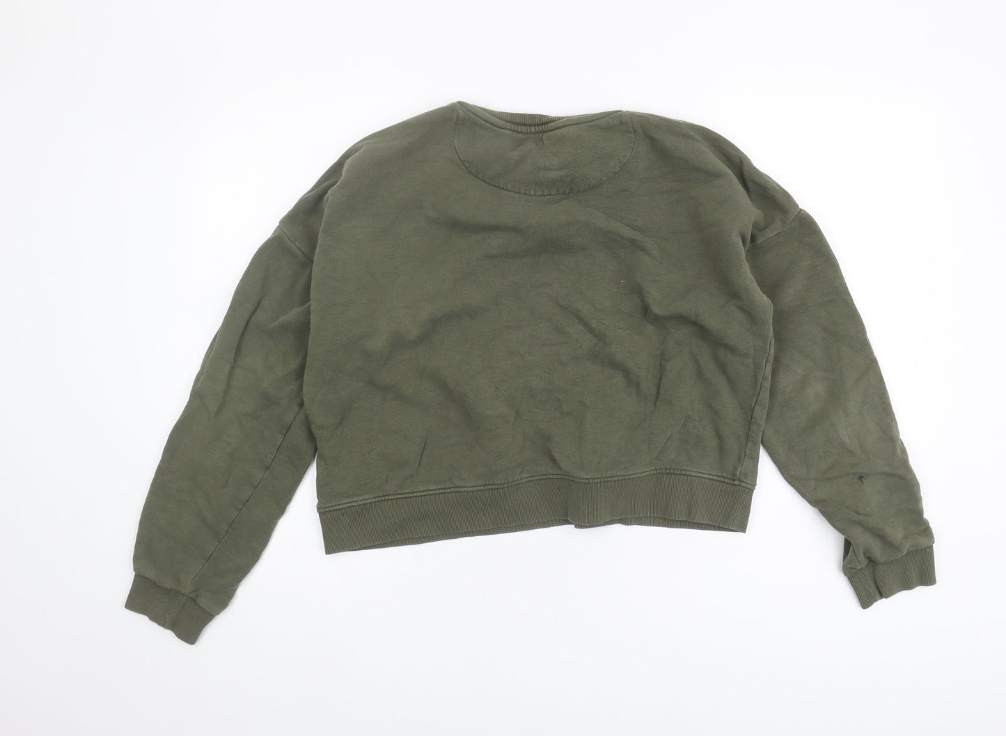 Marks and Spencer Girls Green Snoopy Pullover Sweatshirt 16Y