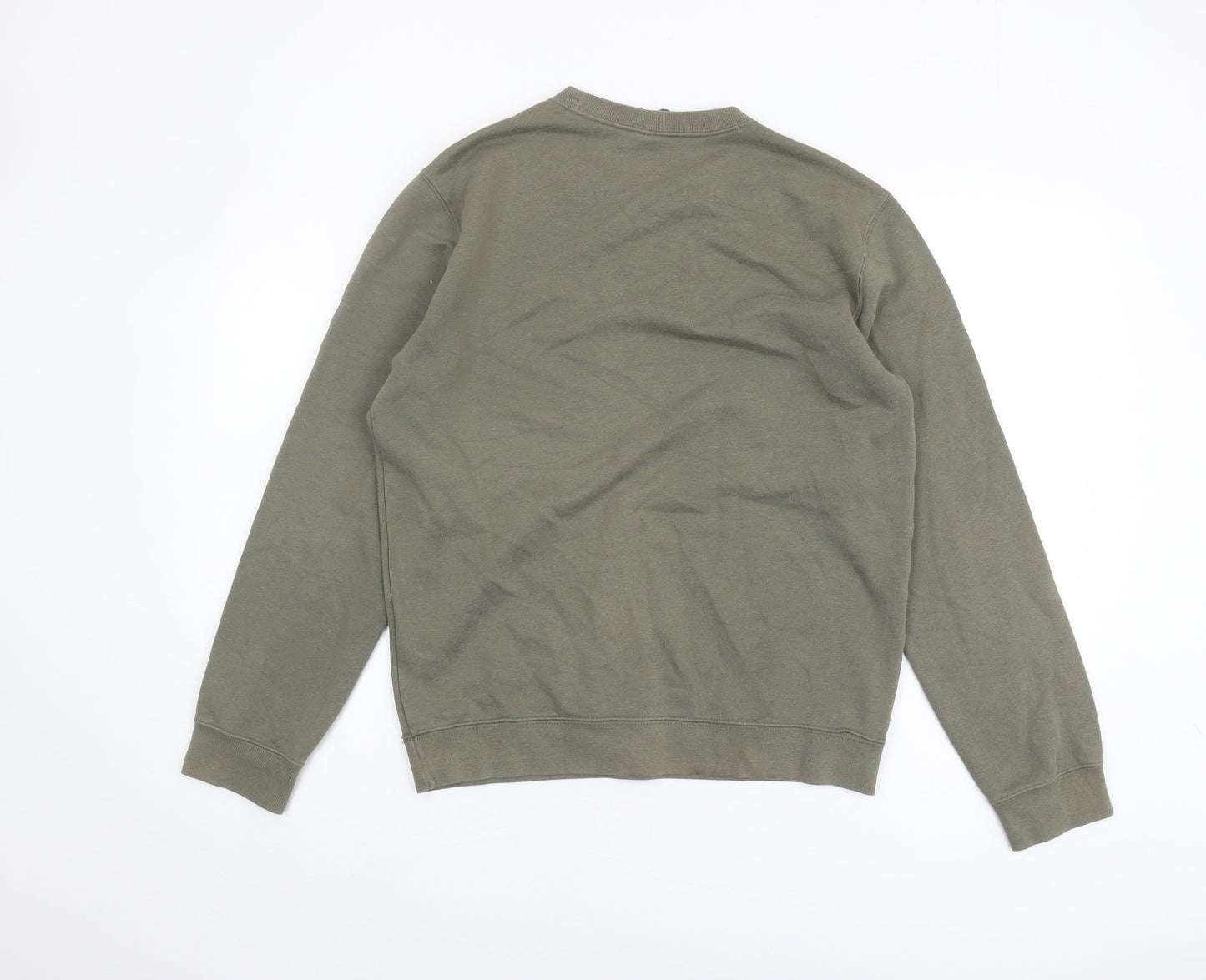 Mens UK Size M Champion Green Pullover Sweatshirt