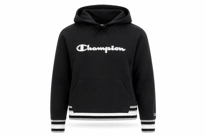 Womens UK Size S Champion Black Pullover Hoodie