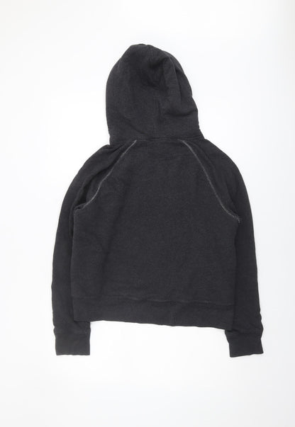 GAP Women's Black Full Zip Hoodie, Size M, Casual Wear