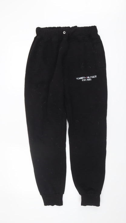 Tommy Hilfiger Unisex Black Jogger Trousers XL Casual