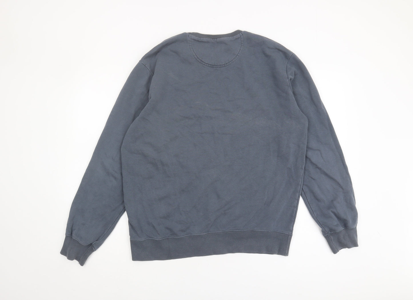 Mens UK Size L Champion Blue Pullover Sweatshirt