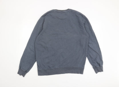 Mens UK Size L Champion Blue Pullover Sweatshirt