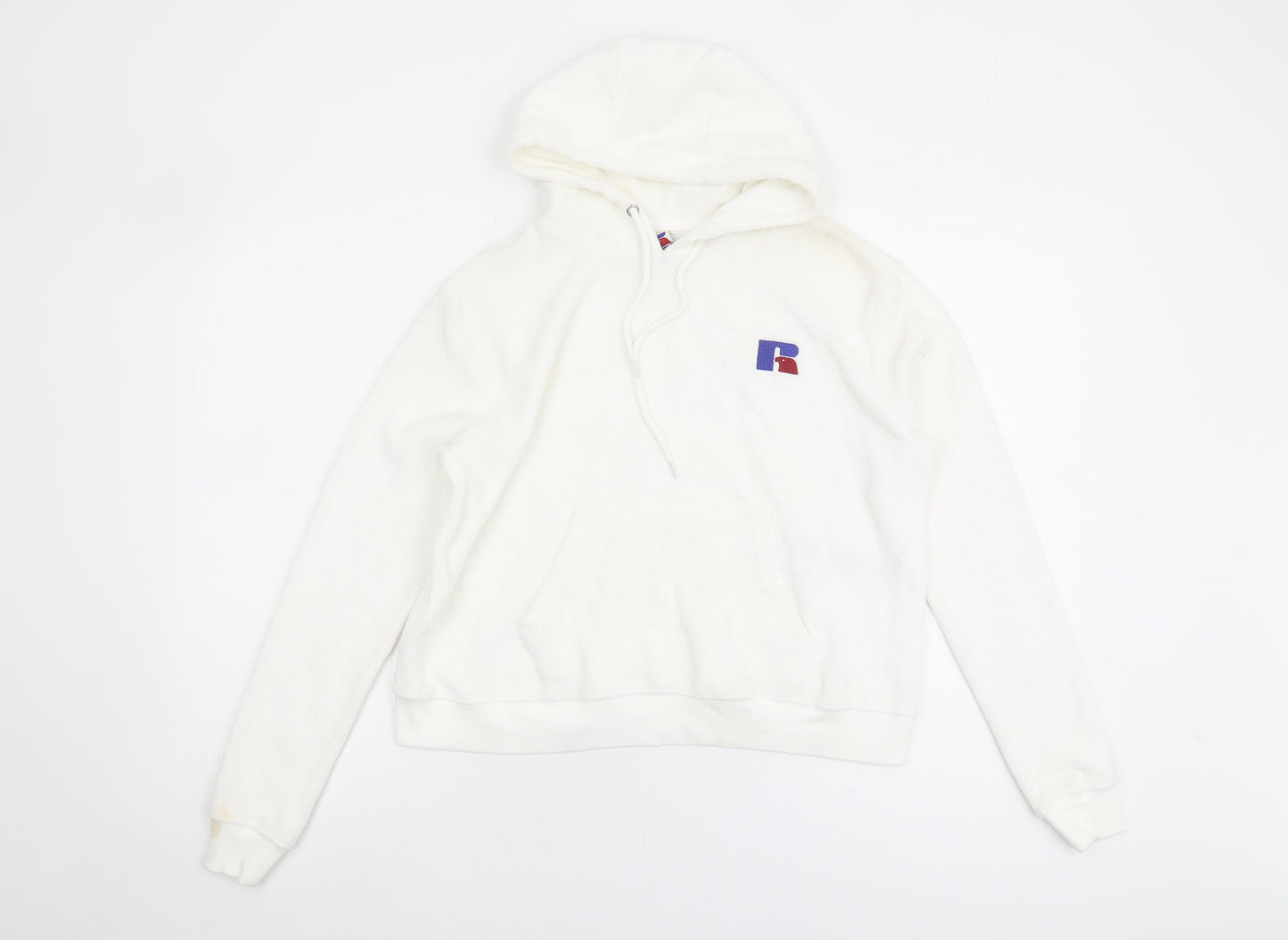 Russell Athletic Unisex White XS Pullover Hoodie