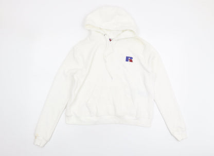 Russell Athletic Unisex White XS Pullover Hoodie