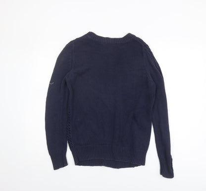 Womens UK Size S Oasis Blue Pullover Jumper