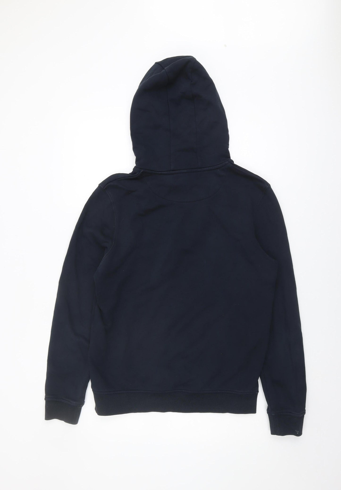 Mens UK Size M Lyle & Scott Blue Pullover Hoodie