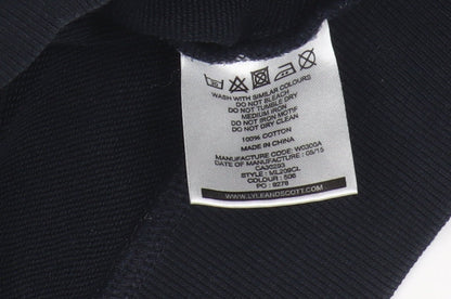 Mens UK Size M Lyle & Scott Blue Pullover Hoodie