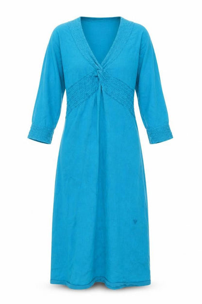 Monsoon Petite Blue Women's Dress Size 6