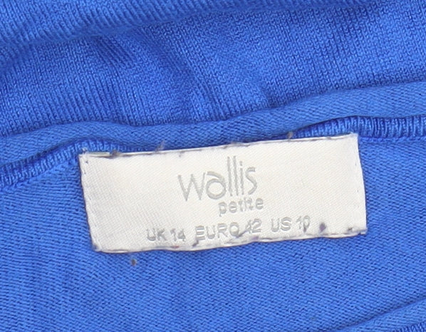 Womens UK Size 14 Wallis Blue Pullover Jumper