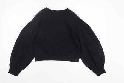 F.R.I.E.N.D.S Girls Black Pullover Sweatshirt, 10-11 Years