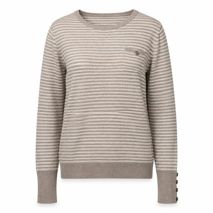 Womens UK Size 8 Warehouse Beige Jumper Jumper
