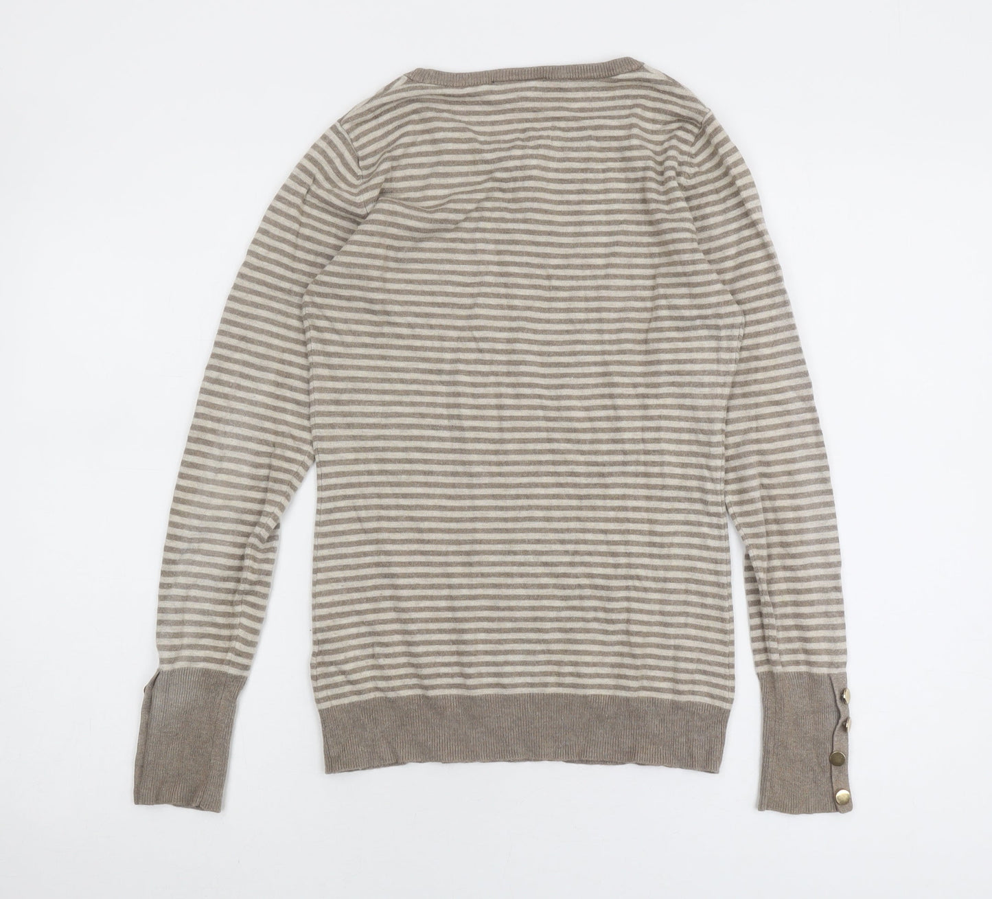 Womens UK Size 8 Warehouse Beige Jumper Jumper