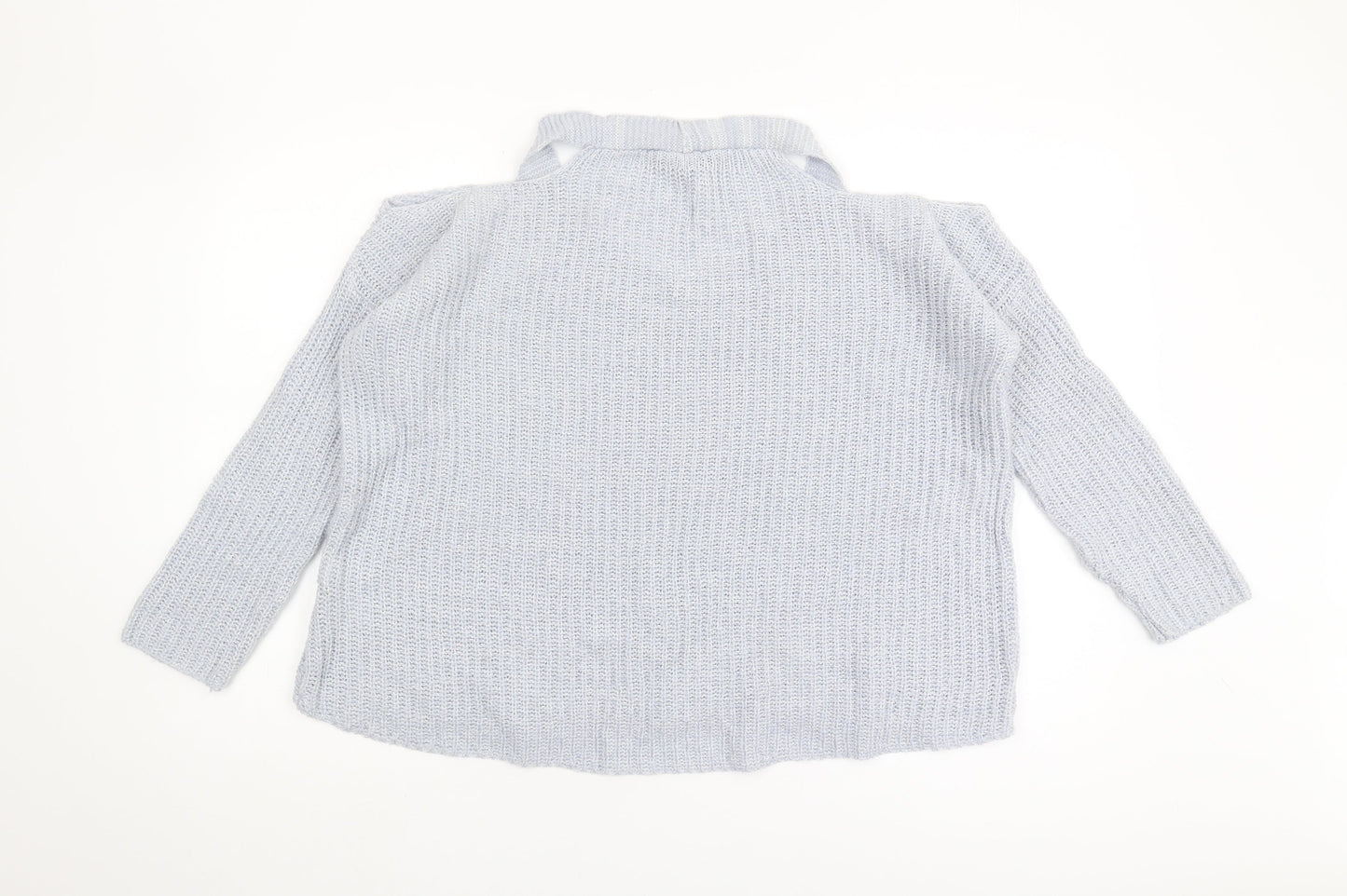 Womens UK Size M Lipsy Grey Pullover Jumper