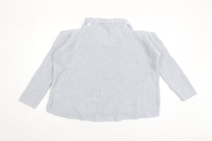 Womens UK Size M Lipsy Grey Pullover Jumper