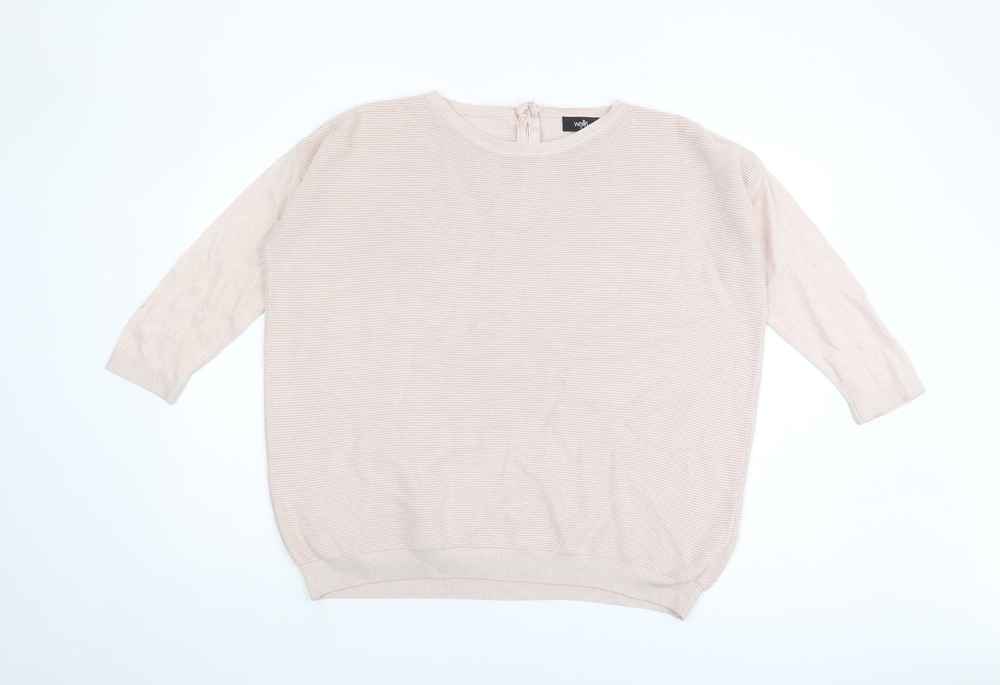 Womens UK Size M Wallis Beige Pullover Jumper