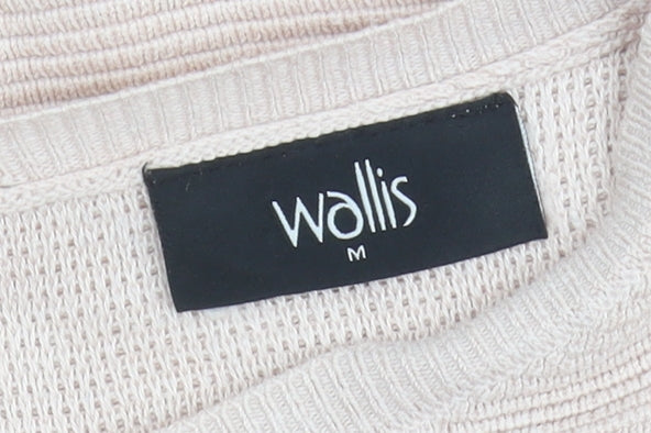 Womens UK Size M Wallis Beige Pullover Jumper