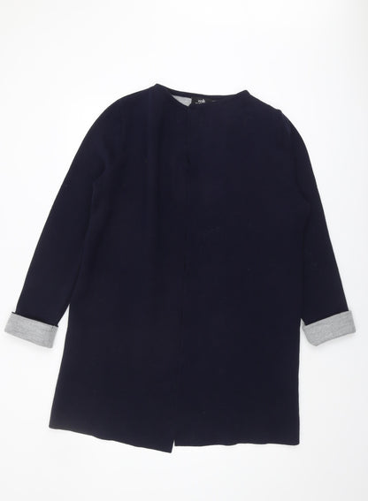 Womens UK Size M Wallis Blue Cardigan Jumper