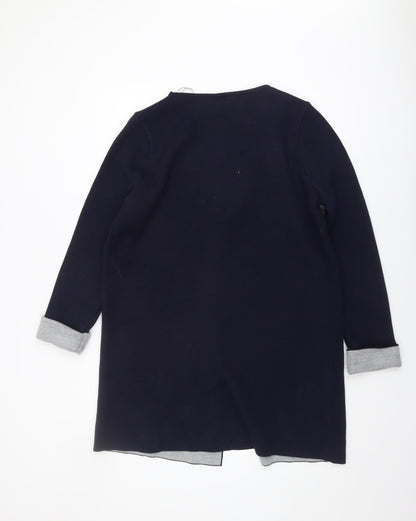 Womens UK Size M Wallis Blue Cardigan Jumper