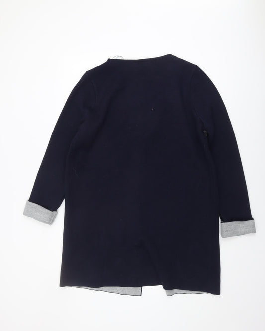 Womens UK Size M Wallis Blue Cardigan Jumper