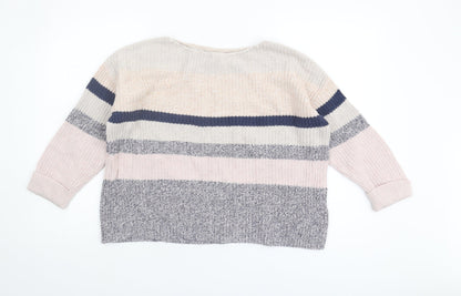 Fat Face Women's Striped Pullover Jumper Size 12