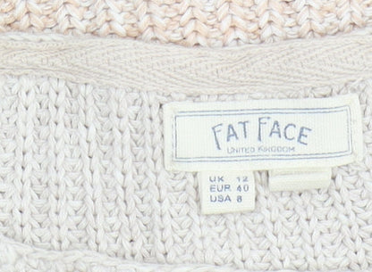 Fat Face Women's Striped Pullover Jumper Size 12