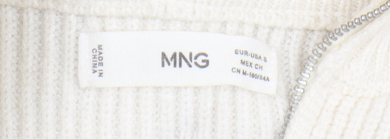 Womens UK Size UK 10 MNG Ivory Pullover Jumper