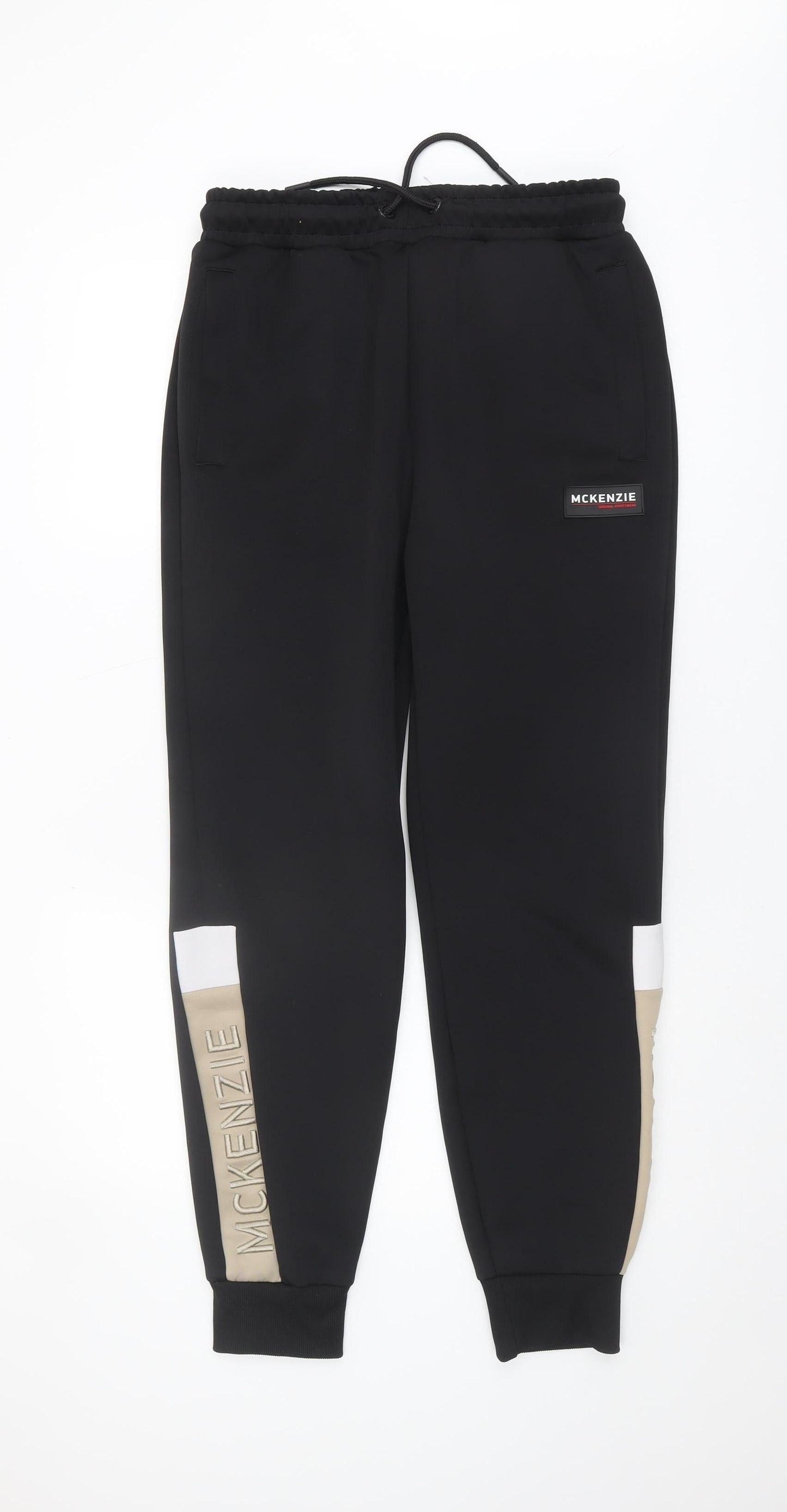 McKenzie Unisex Adults Black Jogger Trousers L