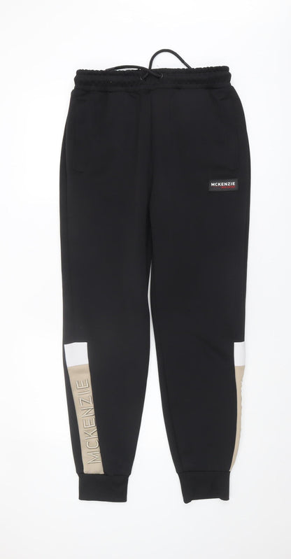 McKenzie Unisex Adults Black Jogger Trousers L