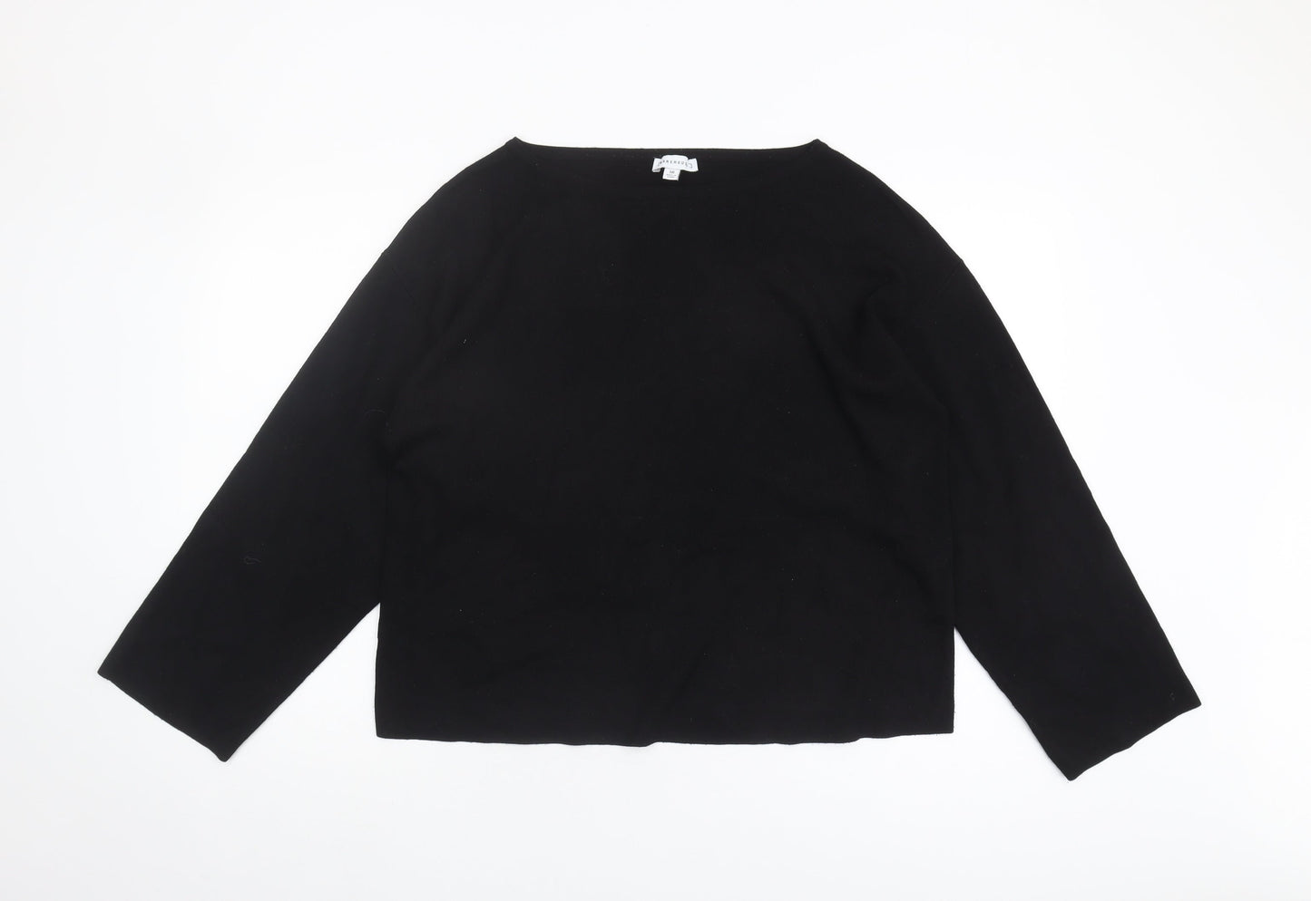 Womens UK Size 16 Warehouse Black Pullover Jumper
