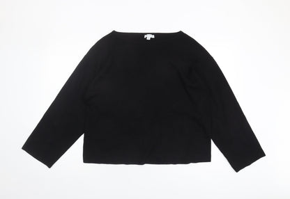 Womens UK Size 16 Warehouse Black Pullover Jumper