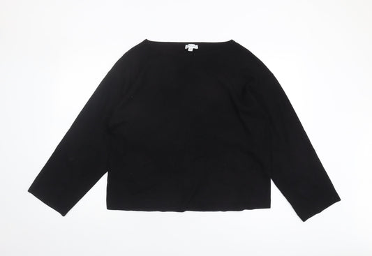 Womens UK Size 16 Warehouse Black Pullover Jumper