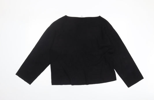 Womens UK Size 16 Warehouse Black Pullover Jumper