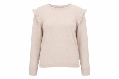 Womens UK Size L Massimo Dutti Beige Pullover Jumper